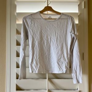 🍍J Crew white long sleeve shirt🍍